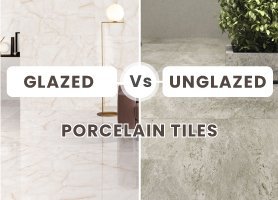 glazed vs unglazed porcelain tiles